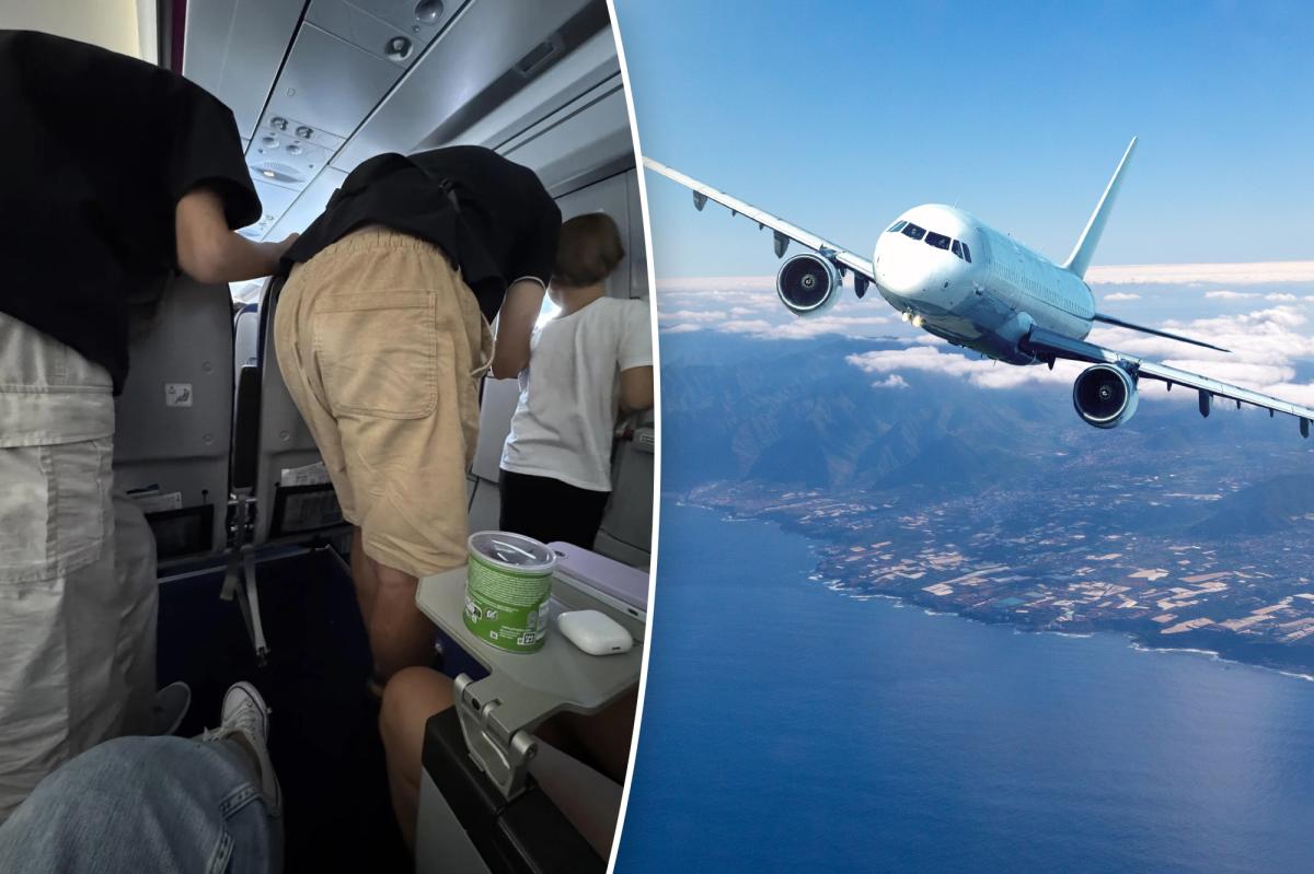 Passenger's Frustration Peaks as Family Takes Over His Paid Legroom
