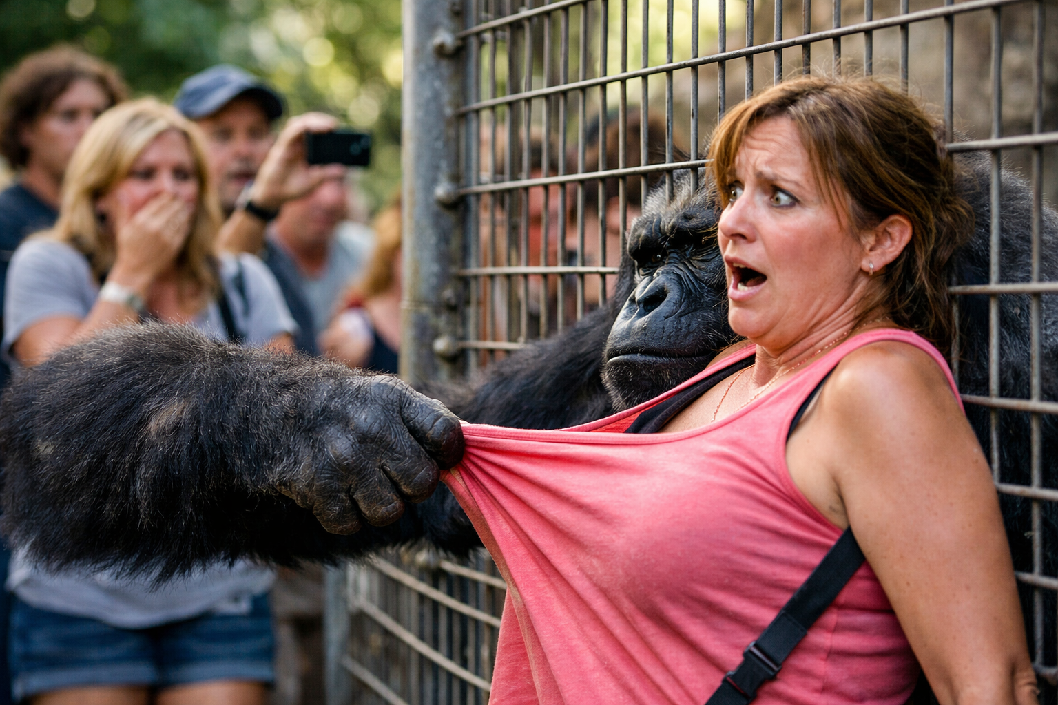 Why This Gorilla's Sudden Move Left Zoo Visitors Shocked