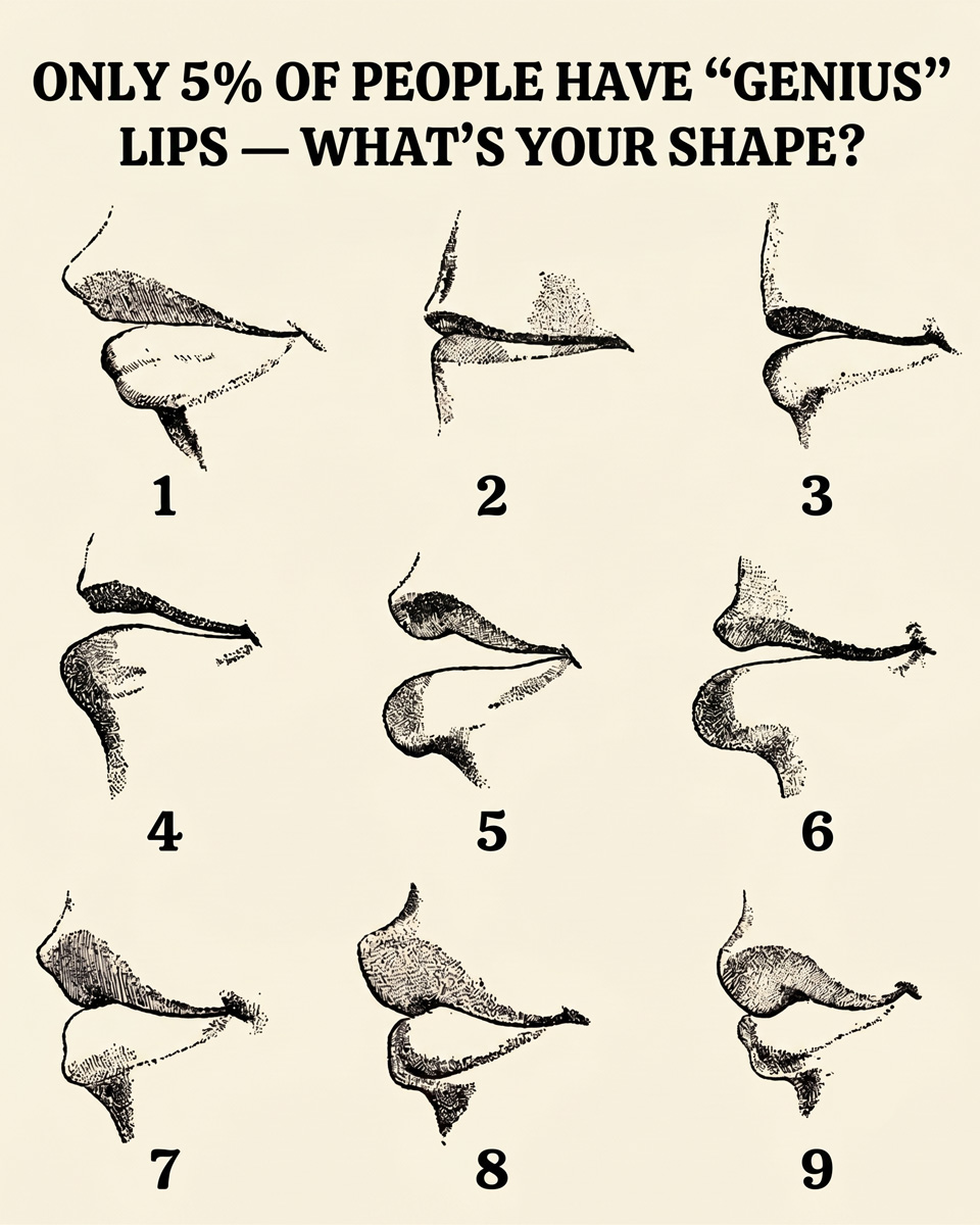 The Lip Shape Quiz: Are You Among the 5% with 'Genius' Lips?