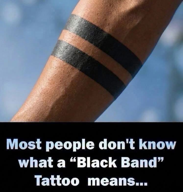 The Surprising Meaning Behind Solid Black Band Tattoos