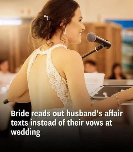 Bride's Shocking Wedding Speech After Discovering Groom's Secret