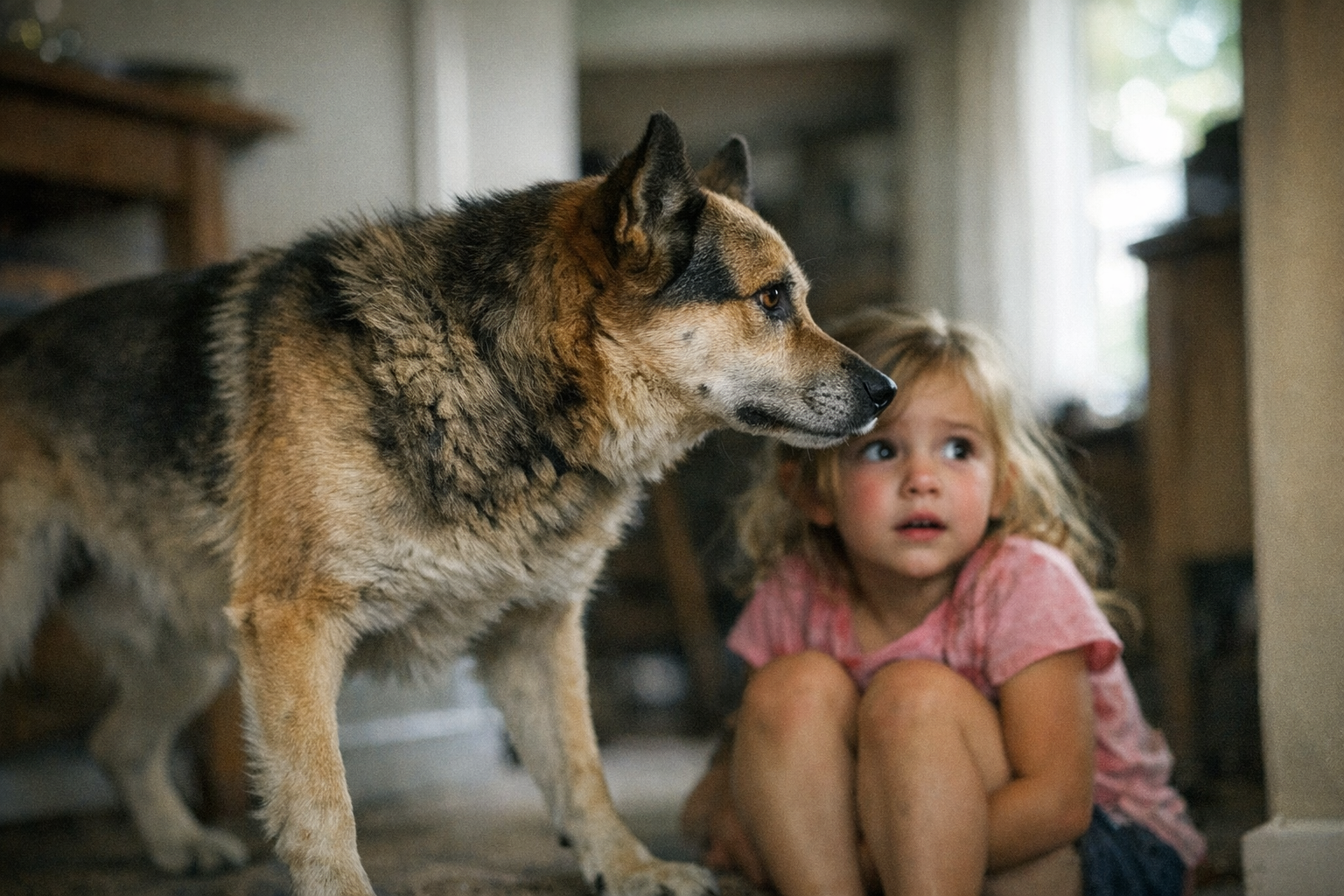 Loyal Dog Saves Girl from Illusionary Tiger Attack