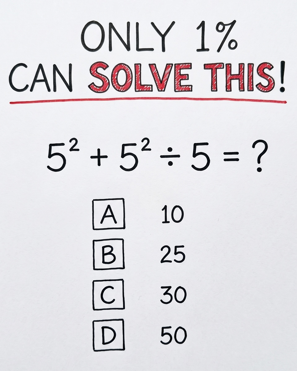 Why Only 1% Can Solve This Simple Math Puzzle