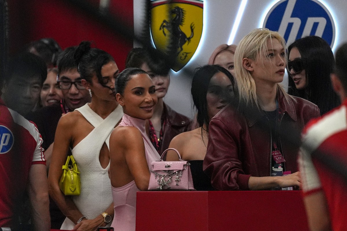 Kim Kardashian's Dazzling Pink Look at Singapore Grand Prix Sparks Buzz