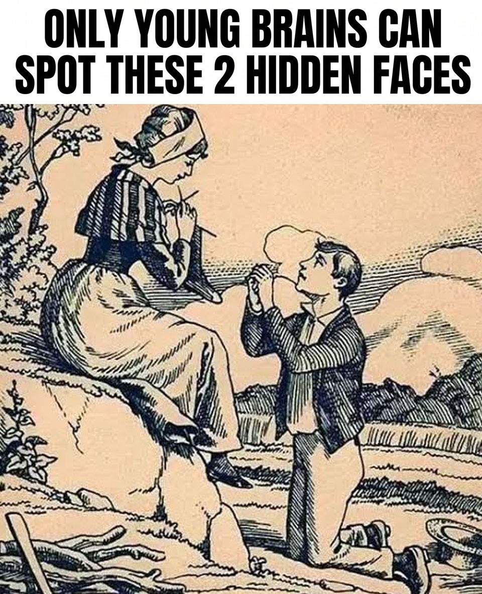 The Hidden Faces Puzzle: Can You Spot What Only Sharp Eyes Can See?