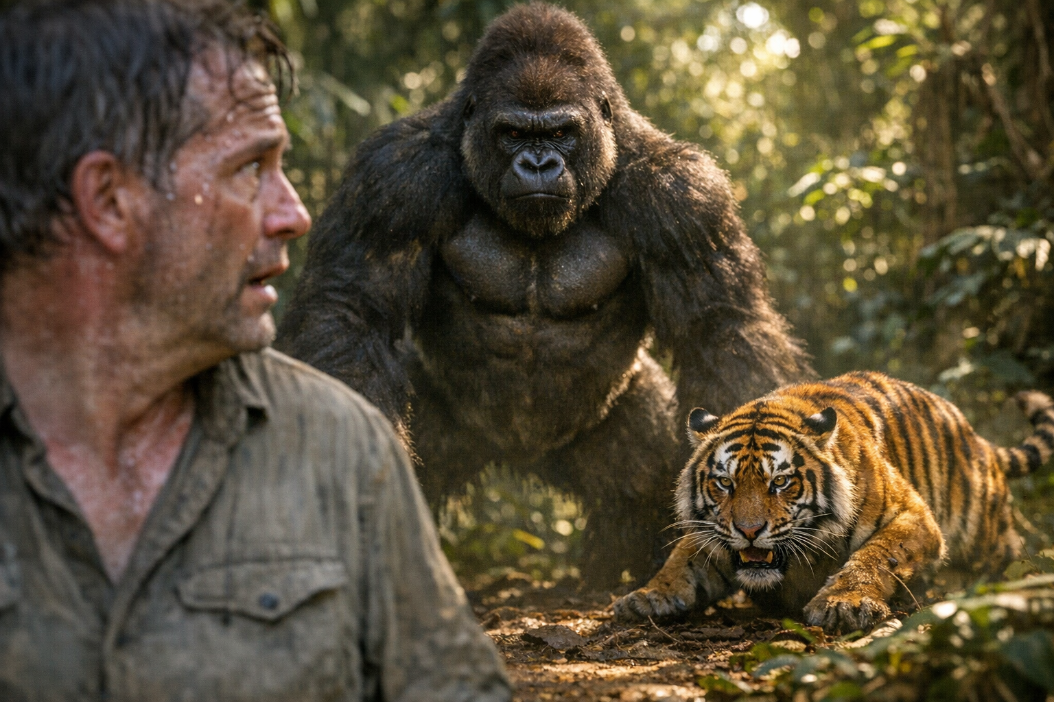 Why Did This Gorilla Stand Up to a Tiger for a Human?