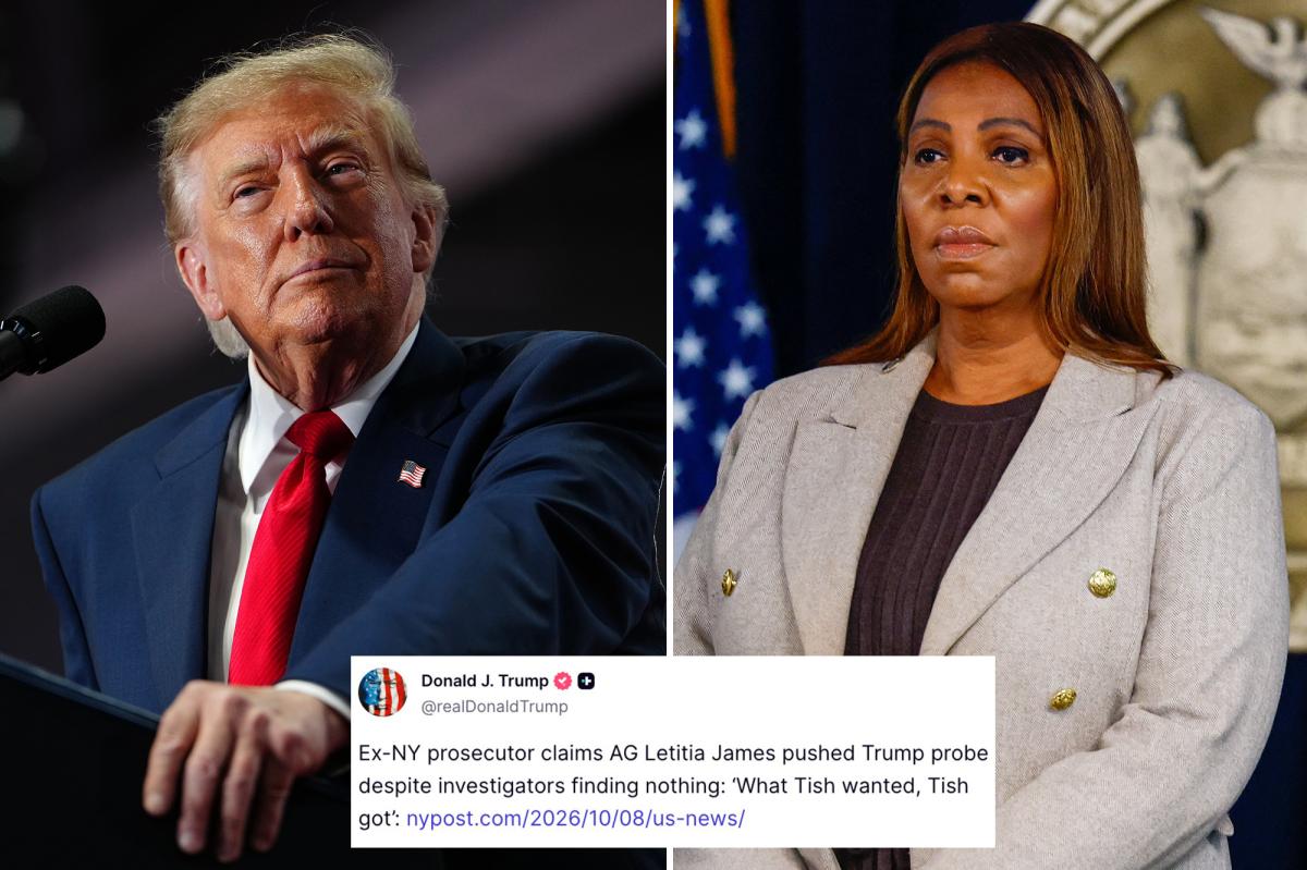 Whistleblower Reveals Letitia James' Push Against Trump Despite Lack of Evidence