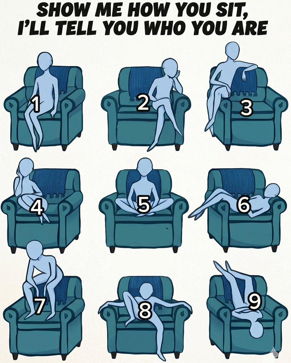 What Your Sitting Style Secretly Reveals About Your Personality