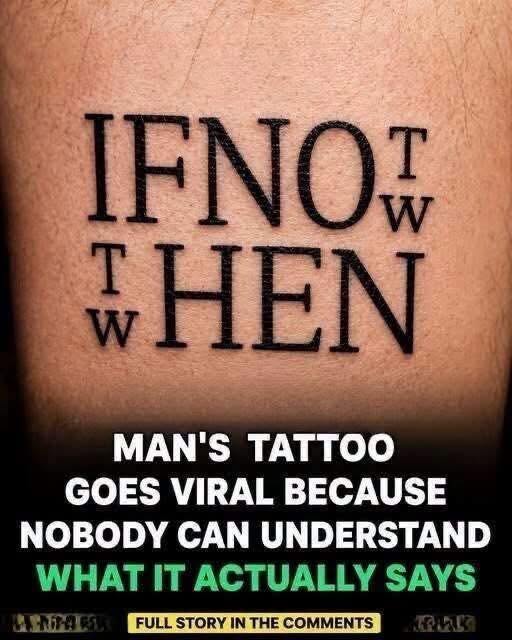 Why This Mysterious Tattoo Has Everyone Talking