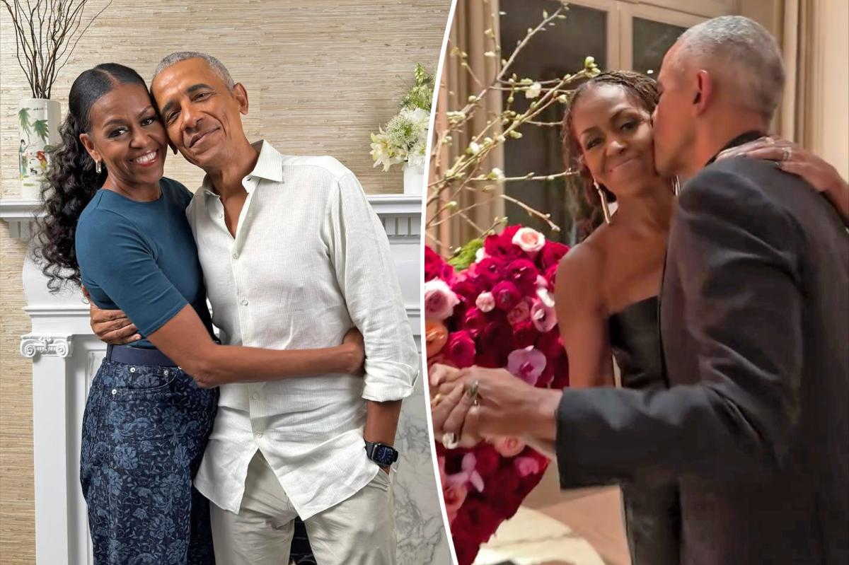 Barack and Michelle Obama Celebrate 34th Anniversary Amid Divorce Rumors