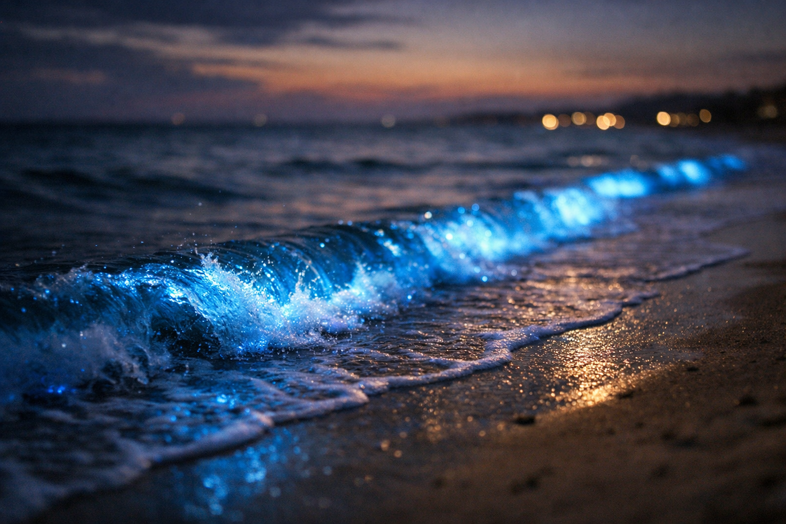 Mysterious Glowing Waves: The Natural Phenomenon Captivating the World