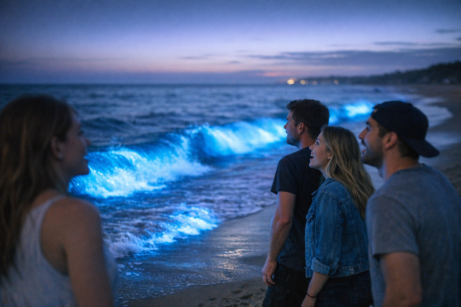 Why These Mysterious Glowing Waves Are Captivating Beachgoers