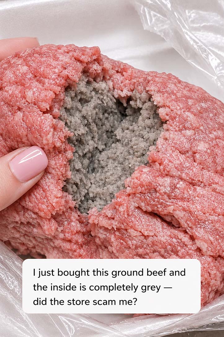 The Truth Behind That Grey Ground Beef in Your Fridge