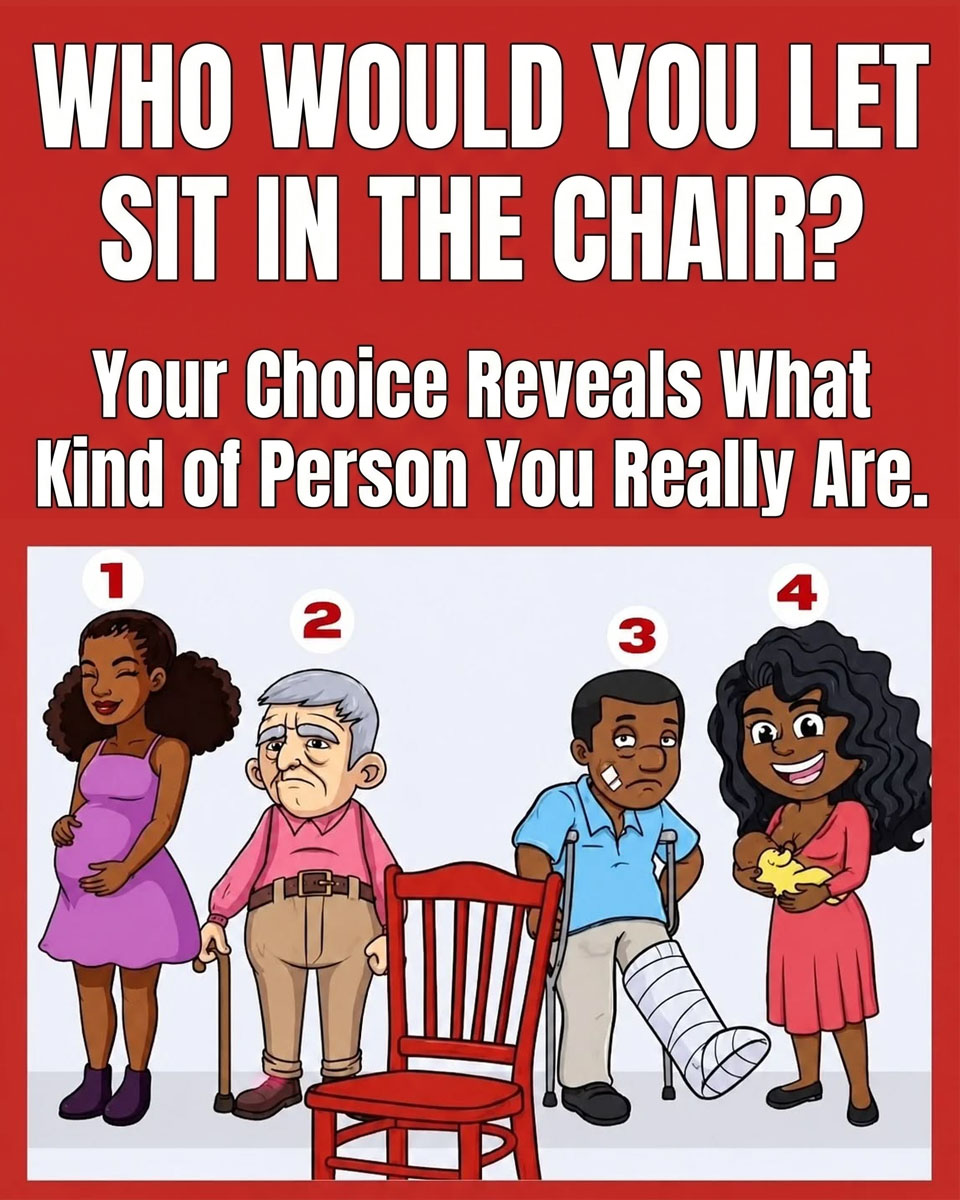The Choice That Reveals Your True Personality: Who Sits in the Chair?