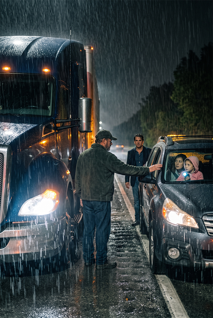Truck Driver's Unexpected Encounter That Changed Everything