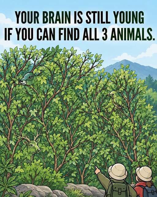 Can You Spot All Three Hidden Animals in This Mind-Bending Image?