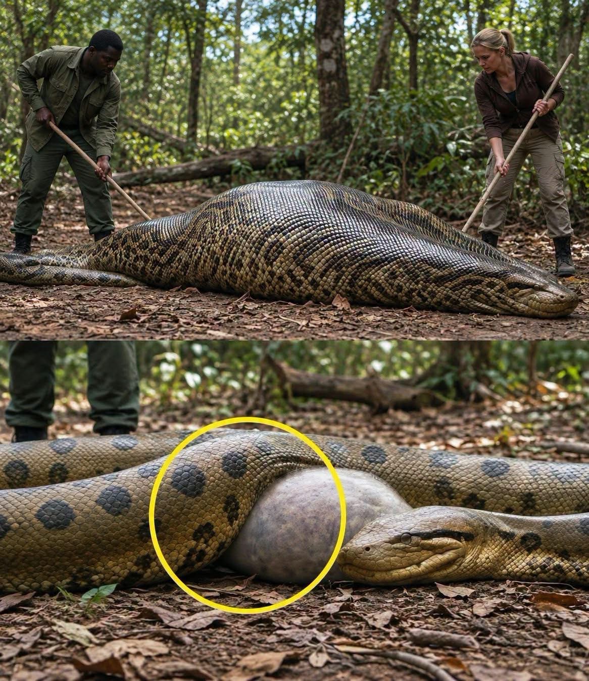 What Park Rangers Discovered Inside the Swollen Anaconda