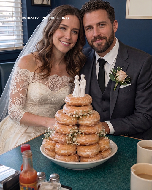 What My Sister Found Inside Our $18 Donut Wedding Cake Stunned Everyone