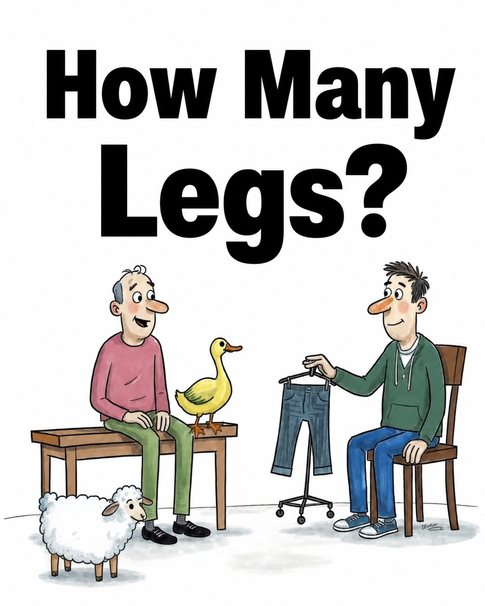 This Puzzle Has Everyone Counting: Can You Spot All 20 Legs?